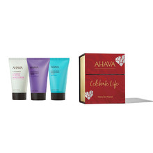 AHAVA Hand in Hand Dead Sea Lotion Gift Set - 3 Luxurious Hand Creams to Nourish and Hydrate Your Skin - 3 x 40ml