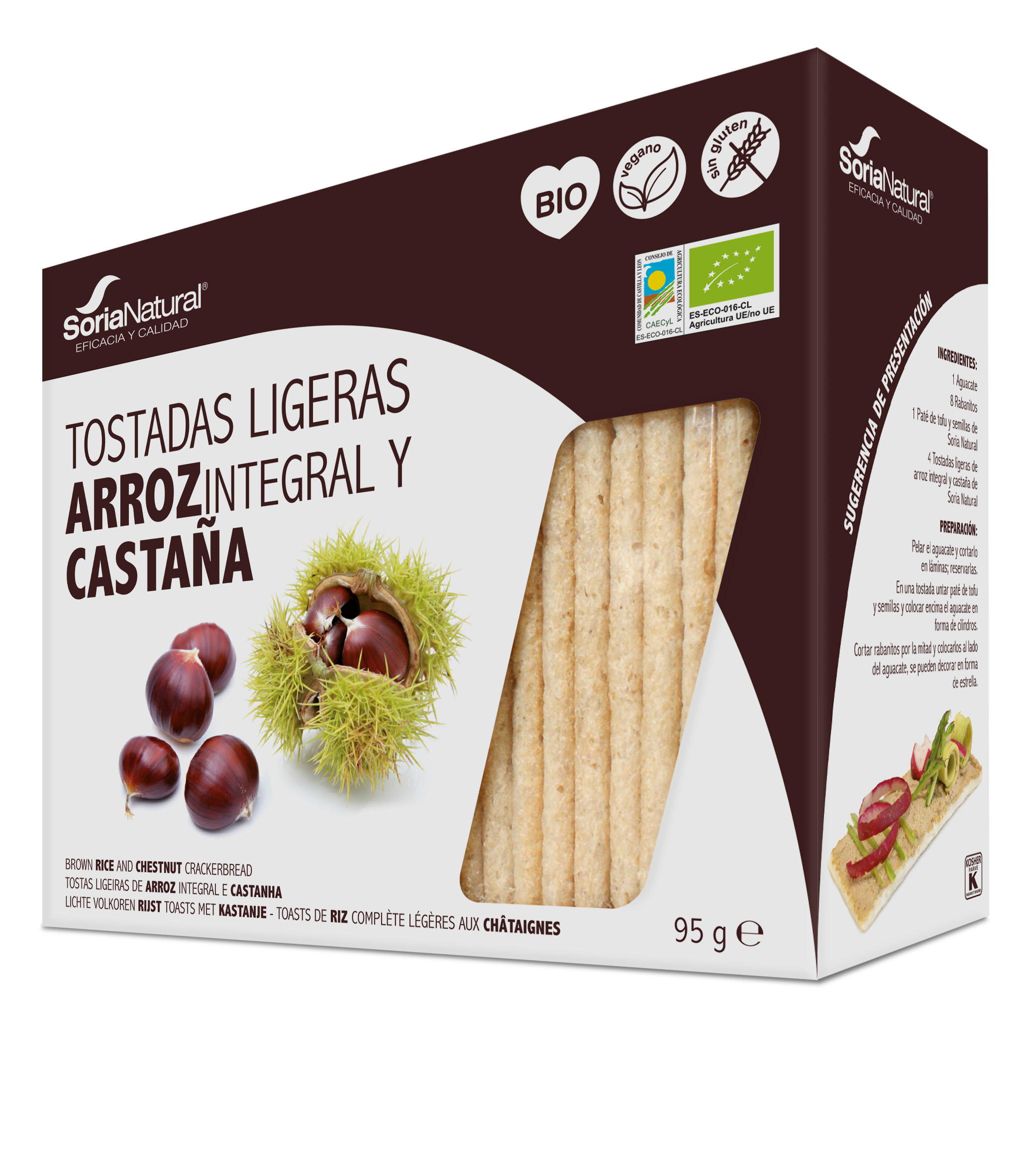 Alecosor Bio Tostadas De Arroz y CastaÃ±a