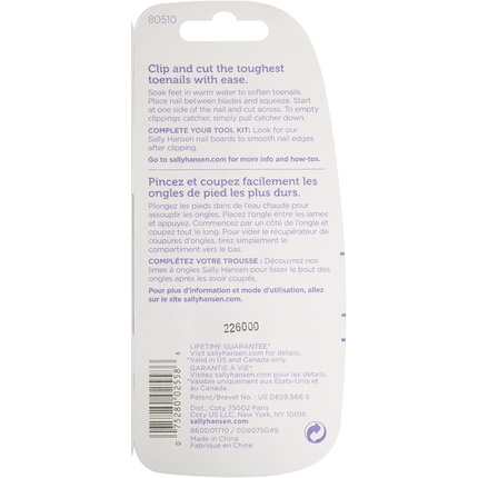 Sally Hansen Beauty Tools Treat Your Teeth Control Grip Toenail Clip With
