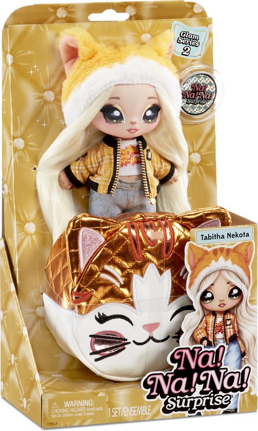 Na! Na! Na! Surprise 2-in-1 Pom Pop Tabitha Nekota - Glam Serie 2 - Modepop