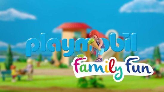 PLAYMOBIL Family Fun Waterfiets met glijbaan - 9424