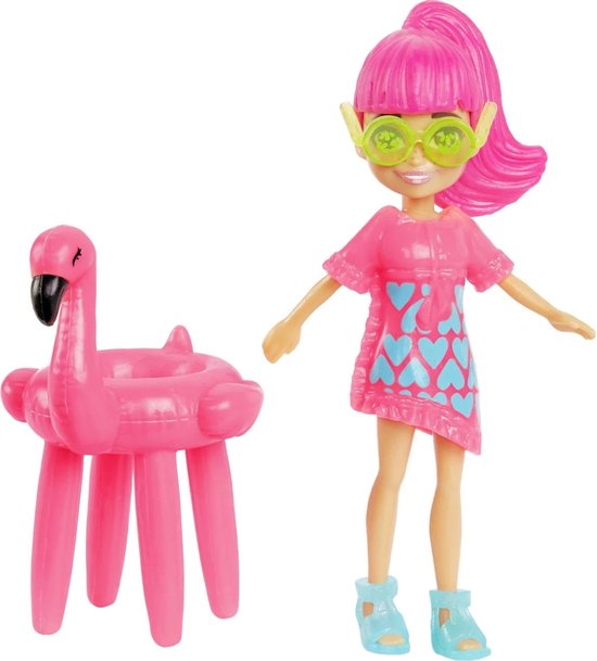 Polly Pocket Basketball Splash speelset - TIny World - Met accessoires