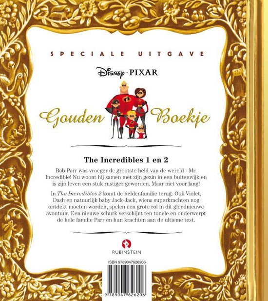 Gouden Boekjes - The Incredibles 1 & 2