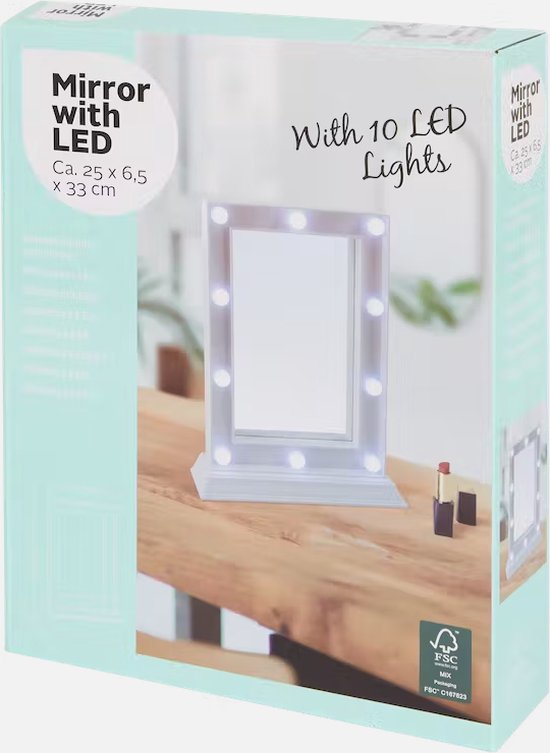 Spiegel met ledverlichting | Make-up spiegel | beauty