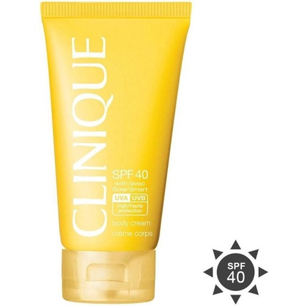 Body Cream SPF 40 Waterproof sunscreen on body