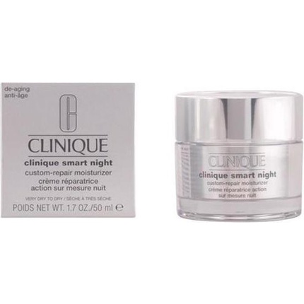 Clinique De Aging Smart Night Custom Repair Moisturizer Creme DrogeZeer Droge Huid 50ml
