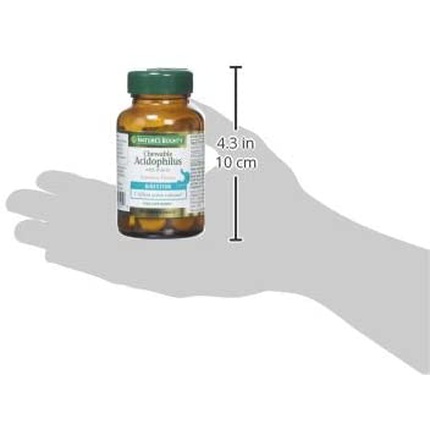 Natures Bounty Chewable Acidophilus With B Lactis Strawberry Flavour Chewable