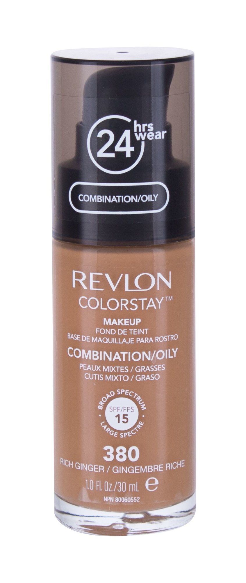 Revlon Colorstay Foundation With Pump 380 Rich Ginger oily Skin