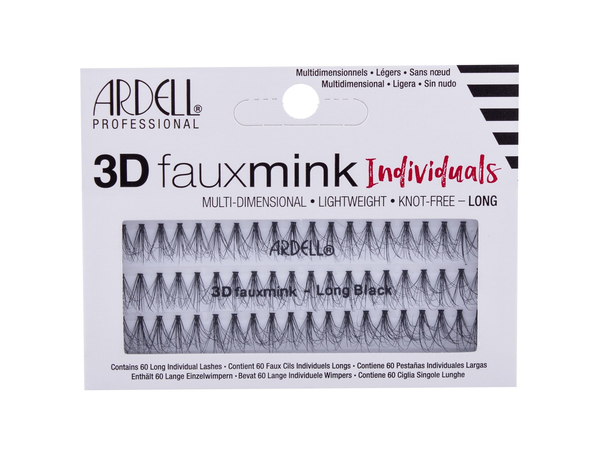 3D Faux Mink Individuals Long 60 pcs False eyelashes
