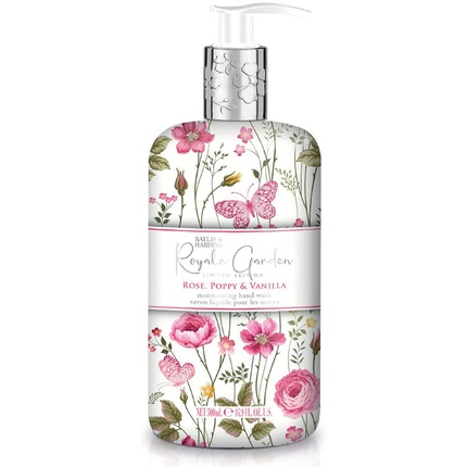 Baylis Harding Royale Garden Rose Poppy Vanilla 500 Ml Hand Wash Pack Of
