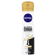 Anti Spray Spray Black White Invisible Silk y Smooth 150 ml