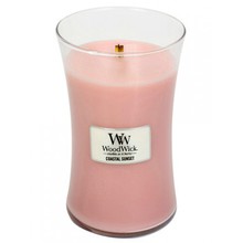 Woodwick Hourglass Large Scented Candle Coastal Sunset