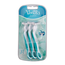 Gillette Venus3 Sensitive Disposable Machine For Women 3 Pieces