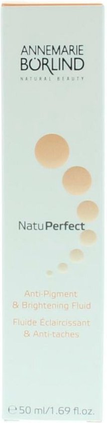 ANNEMARIE BÃ–RLIND NATUPERFECT ANTI-PIGMENT & BRIGHTENING FLUID (50ml) - For Pigmentation Marks, For All Skin Types, For an Even & Radiant Skin, Vegan