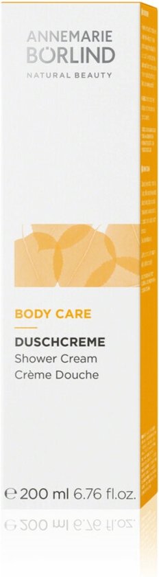 ANNEMARIE BÃ–RLIND BODY CARE Shower Cream (200 ml) - Cleansing, building & normalizing, creamy mild skin cleaning for a balanced skin feeling and smooth, supple skin, Vegan