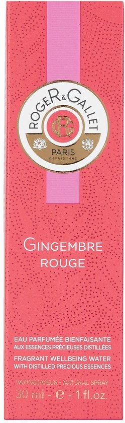 Roger et Gallet GINGEMBRE ROUGE eau parfumee bienfaisante vapo 30 ml