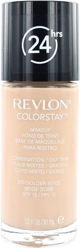 Revlon Colorstay Makeup CombinationOily Skin Spf 15 300 Golden Beige Cosmetics 30ml