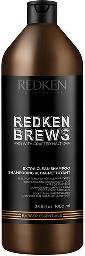 Shampoo Redken Brews Barber Essentials Extra Clean 1000ml