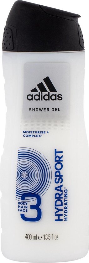 ADIDAS 3-in-1 Hydra Sport Shower Shower Gel, 400 ml