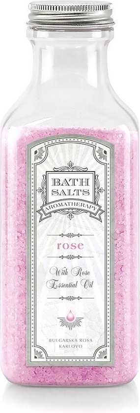 Rose With Essential Oil Bath Salt Ruzova koupelova sul