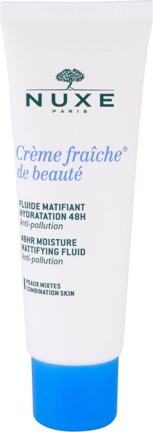 Nuxe Creme Fraiche De Beaute Fluide Matifiant Hydratation 48hr Facial Fluid 50 Ml