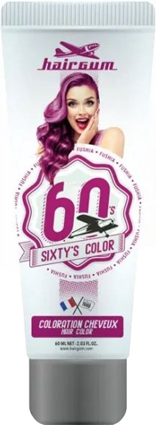 Sixty's Color Hair Color #fushia By Hairgum #fushia