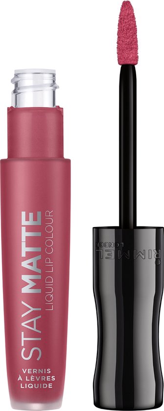 Rimmel London Stay Matte Liquid Lip Color Rose Shine Mauve rose