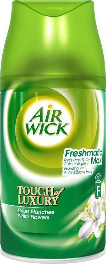 AIRWICK - Touch of Luxury - Recharge - Spray -Jasmin et fleurs blanches dÃ©licates - 250ml