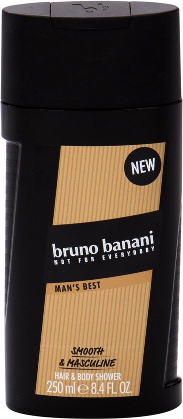 Bruno Banani Mans Best 250ml Shower Gel Hair Body