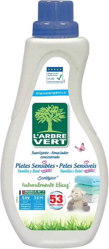 LArbre Vert Fabric Softener For Sensitive Skin  800 Ml