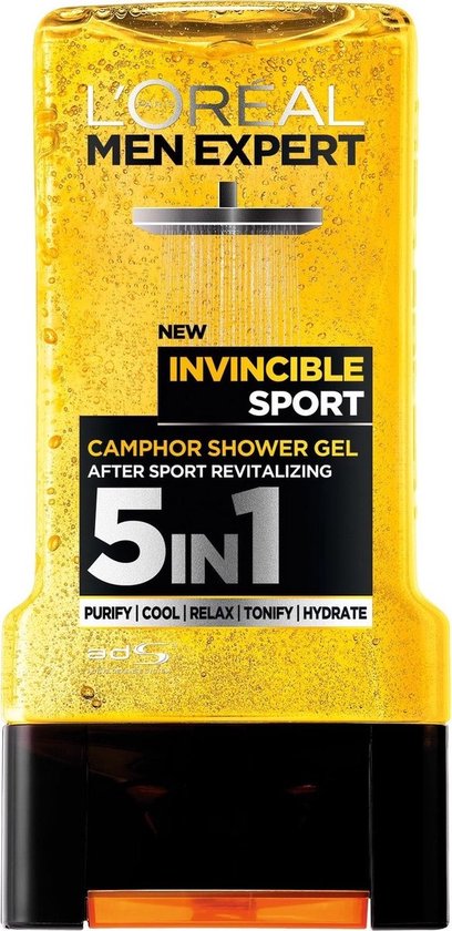 LOreal Paris Men Expert Invincible Sport 300ml Shower Gel 5 in 1
