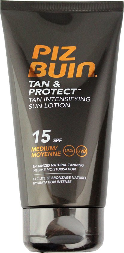 Piz Buin Tan & Protect Tan Intensifying Sun Lotion Spf15 Sunscreen Emulsion For Women 150 Ml