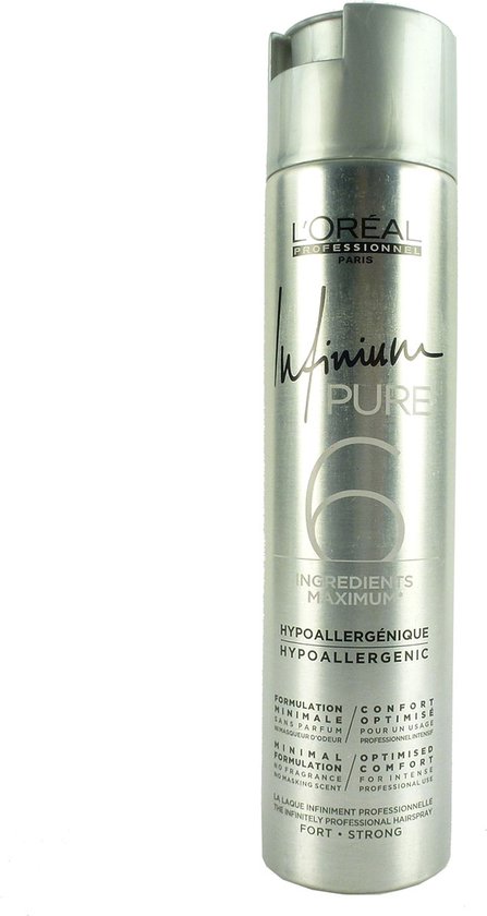 L Oreal Infinium Pure Infinitely Professional Hairspray Haarspray Extra Fort Extra Strong 300ml