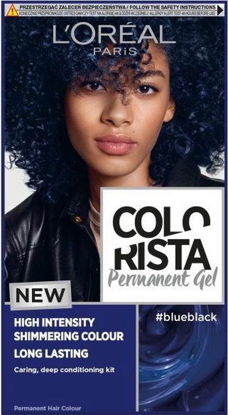 L OREAL Colorista Permanent Gel trwa a farba do w os w Blueblack