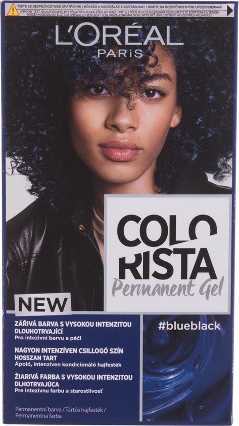 L OREAL Colorista Permanent Gel trwa a farba do w os w Blueblack