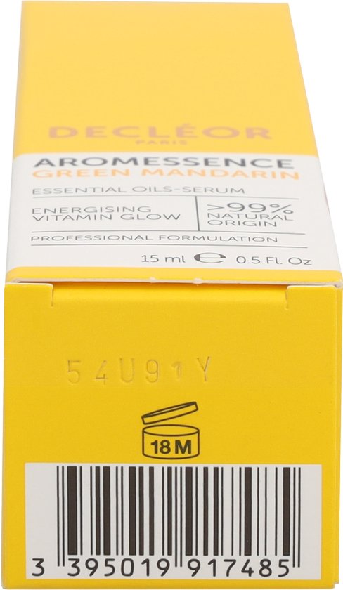REDUCED Decleor 15ml Green Mandarin Aromessence Essential Oil Serum