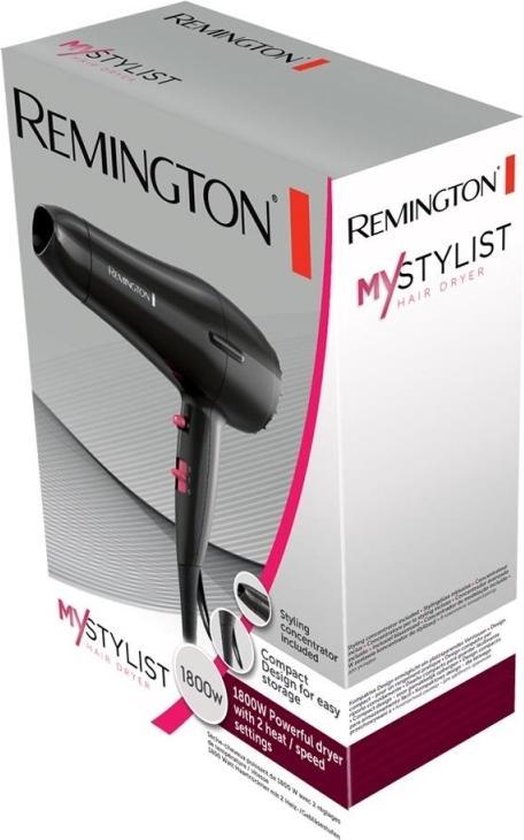 Remington D2121 plauku dziovintuvas Juoda 1800 W