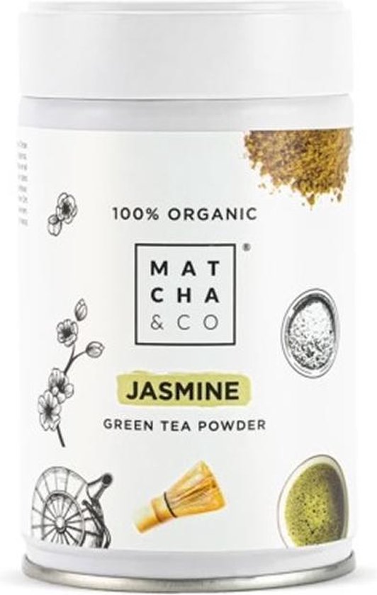 Matcha & Co Jasmine Organic Green Tea Powder 70g
