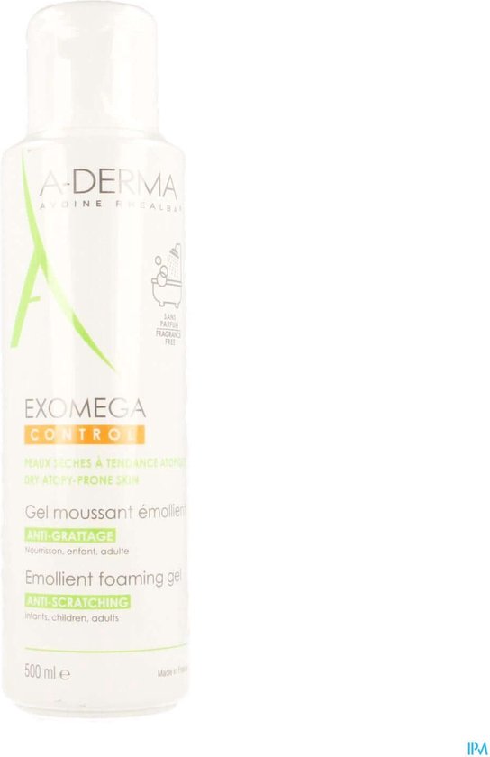 A-DERMA Exomega Control Gel Detergente Emolliente Adulti E Bambini 500 ml