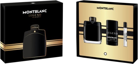 Mont Blanc Legend Eau De Perfume Spray 100ml Set 3 Pieces 2022
