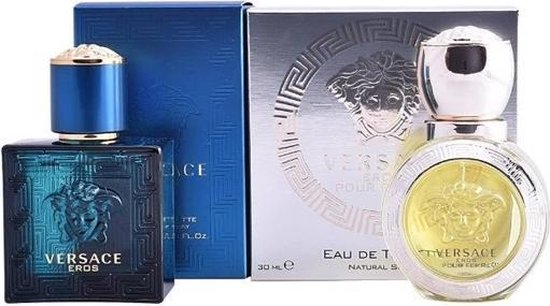 Versace Eros Eau De Toilette Spray 30ml Set 2 Pieces 2019