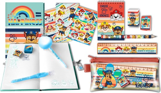 Nickelodeon Schrijfset Paw Patrol Junior Papier/hout 15-delig