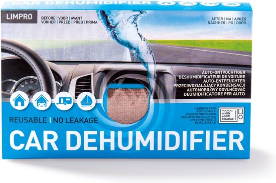 Limpro auto-ontvochtiger - 4 stuks - herbruikbaar - 400 gram