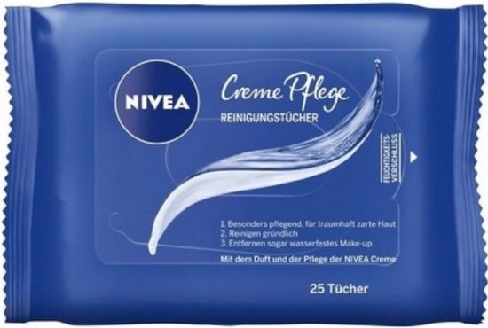 Nivea Gezicht - Reinigingsdoekjes Creme Care 25 doekjes