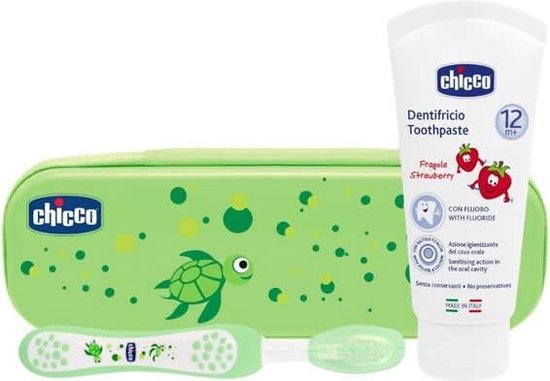 Chicco Oral Green 12m+ Set 2 Pieces