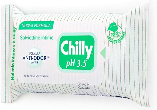 Chilly Toallitas Íntimas Formula Fresca Ph5 12 Unidades, PharmacyClub