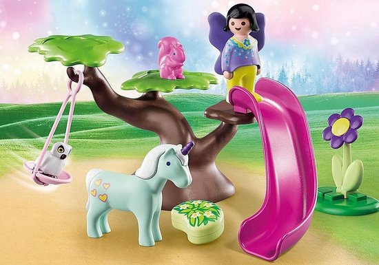 PLAYMOBIL 1.2.3 Feeërieke speeltuin - 70400