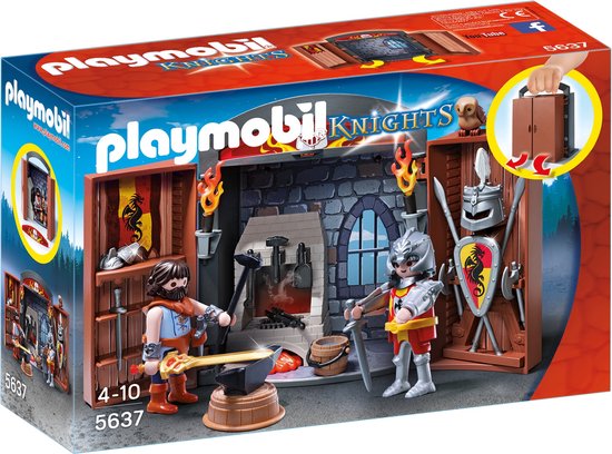 PLAYMOBIL Speelbox Ridder en Smid - 5637