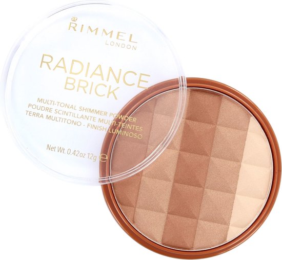 Rimmel Radiance Brick Multifunctional Shimmer Powder 001 Light