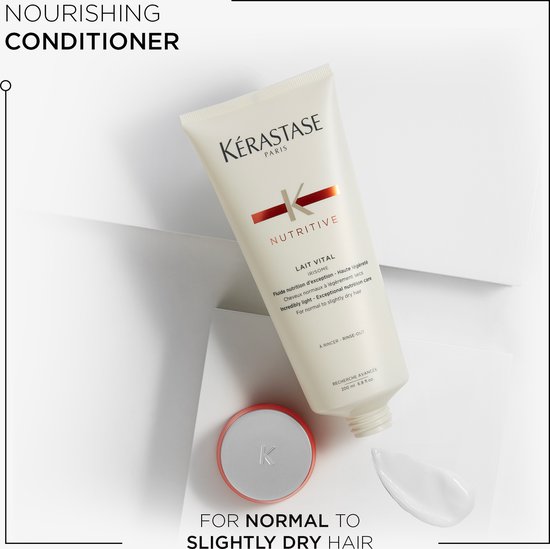 KErastase Paris Nutritive Lait Vital Irisome Normal To Dry Hair Nourishing Conditioner 200 Ml